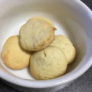 バター不要　レモン風味　マヨネーズで作るクッキー
